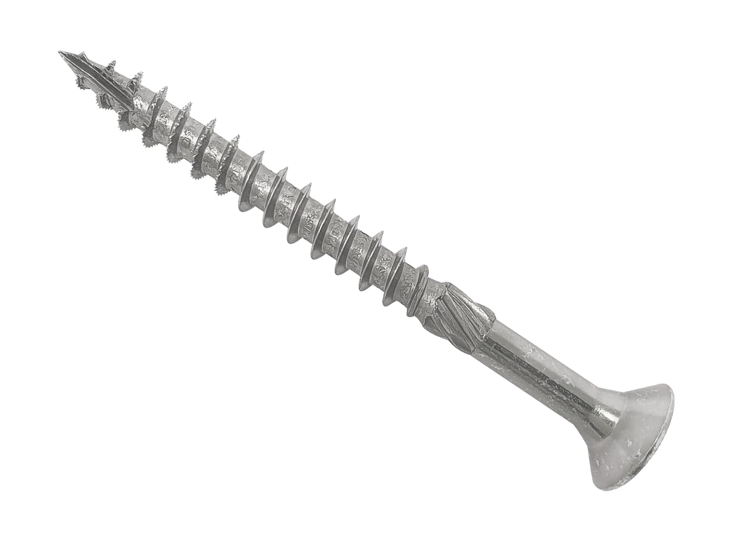 Forgefix Pozi exterior screws 4.0 x 60mm, box of 100. Heavy-duty, corrosion-resistant fixings ideal for outdoor construction, decking, and structural projects.