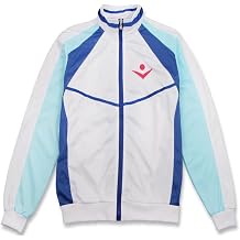 Anime Cosplay Costume Mens White Black Jacket Sports Mens School Uniform Coat