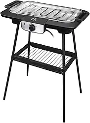 Churrasqueira Elétrica Gourmet com Pedestal e Coletor de Gordura, Não Emite Fumaça 220V 2000W - GO134