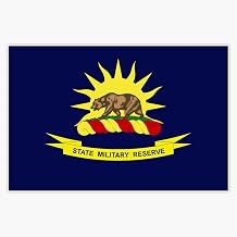 CALIFORNIA STATE MILITARY RESERVE CALIFORNIA STATE GUARD CSG Window Water Bottle Bumper Sticker Decal 5"