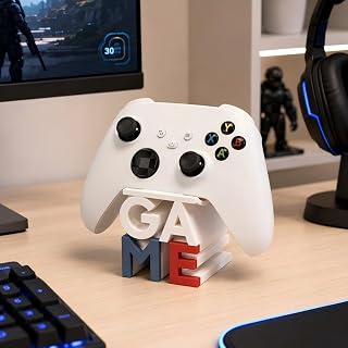 Game Controller Stand for Desk, Universal Controller Holder | Gaming Desk Accessories for Gamers, Compatible with PS5 Xbox Switch Pro Controller