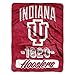 Northwest NCAA Indiana Hoosiers Unisex-Adult Micro Raschel Throw Blanket, 46