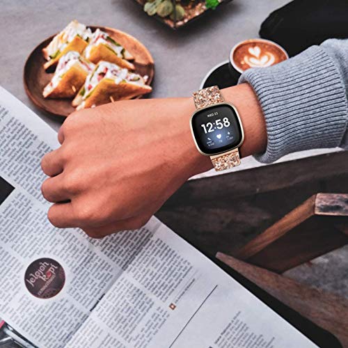 VILLCASE Pulseiras de Relógio de Couro Pulseira de Relógio Glitter Bling de Liberação Rápida Com Pul