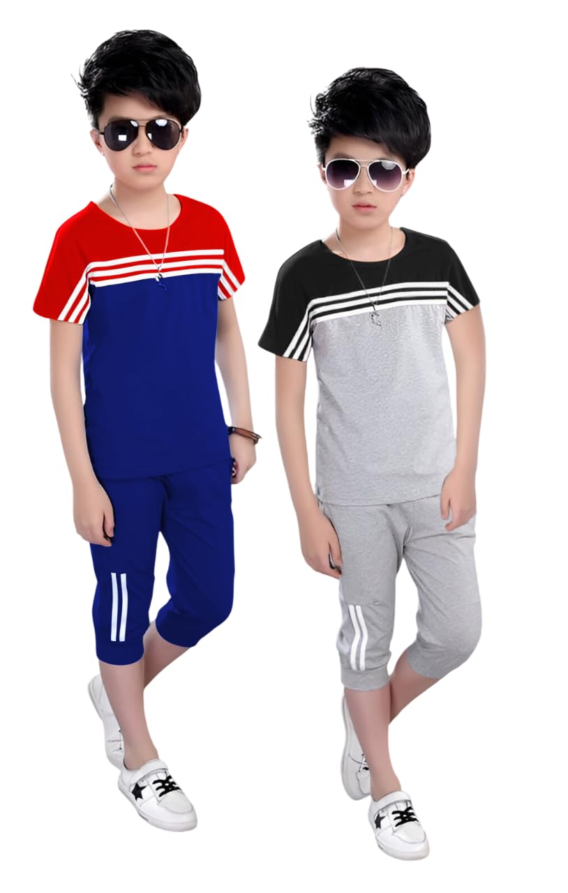 PY PINKYOU The two combo Netpolding030 style with multi colour T-shirt&3/4th pants. - Review, Price and Buying Guide