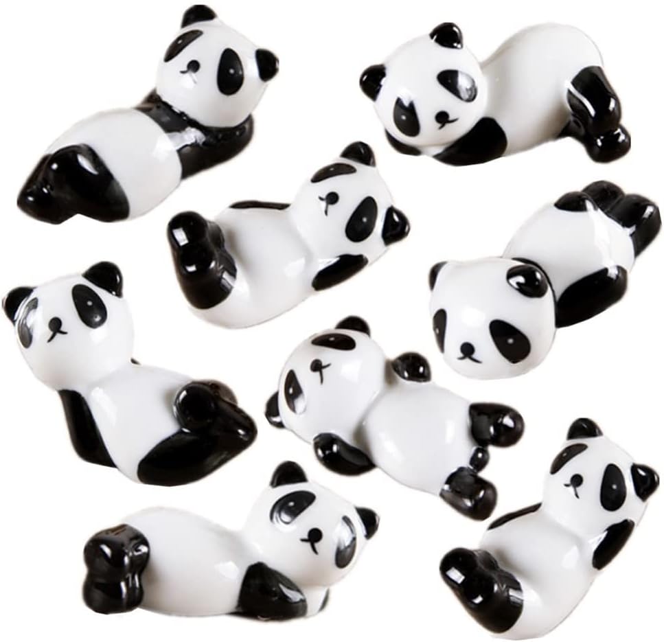 ボウル 8個 かわいい 陶器 パンダ 箸置き ラック スタンドホルダー 箸置き 陶器製 箸置き ラック 男の子 女の子 子供へのギフ