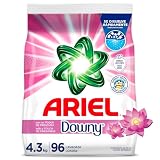 Ariel Laundry Detergent Powder, with Freshness of Downy Scent, Laundry Detergent for Deep Cleaning & Tough Stains, 4.3 kg, 96 Loads