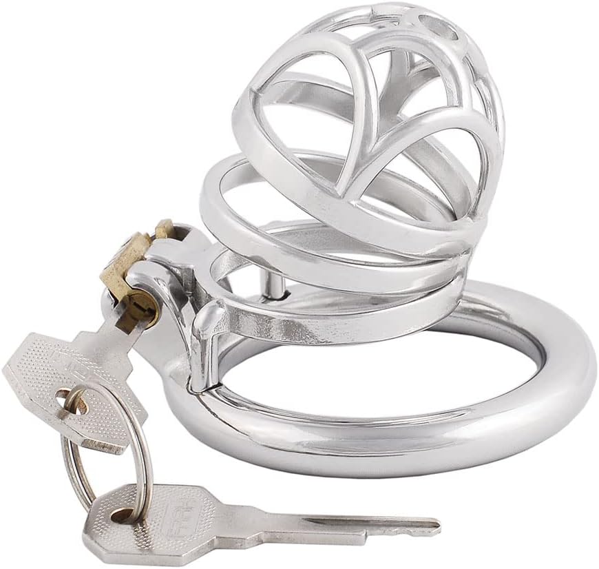 Male's Stainless Steel chastities Devices Lock cage Trainer Kit for Men Clothing J0840 40mm