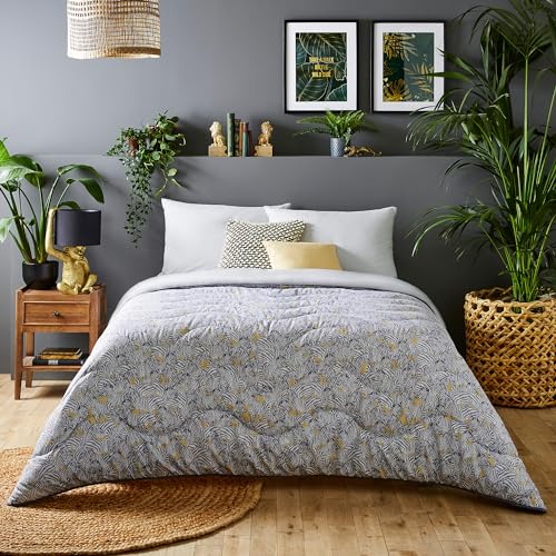 Night Lark - Coverless Duvet - 10.5 Tog - Double - Spring Summer Collection - Luxury Bedding - Hypoallergenic - Machine Washable - Dazzling Zebras