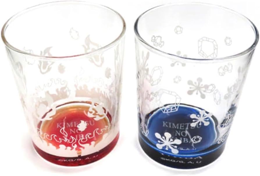 Amazon | 鬼滅 郵便局限定 ペアグラス 煉獄杏寿郎 宇髄天元 | ノー