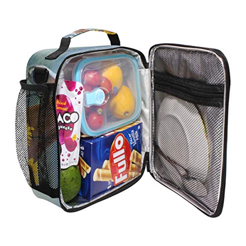 Sunflower Horse Lunch Box For Girls, Insulated Lunch Bag Kids Cooler Freezable Shoulder Strap For School Office #TOP3