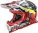 Produktbild LS2 MX437 Fast Evo Crusher Motocross Helm Schwarz Matt/Rot L (59/60)