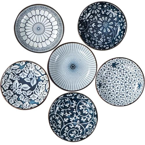 GXIQYL 6 Stück Keramik Dipschalen,Gewürzschalen Klein Soja...