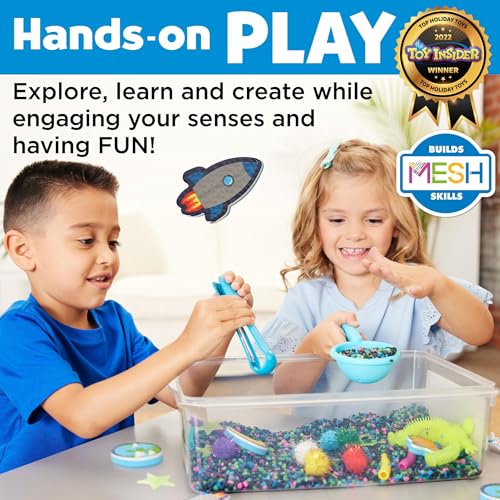Image of Creativity for Kids Sensory Bin: Outer Space Toys - Preschool and Toddler Sensory Toys, Kids Gifts for Boys and Girls Ages 3-5+, 10.25 x 14.5 x 4.75 inches