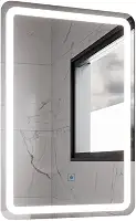 Espelho Retangular com Led 60x40cm Touch Bivolt Moderno Led Multicolor
