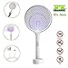 Produktbild GNHOME Elektrische Fliegenklatsche Fliegenfänger Moskito Zapper, USB wiederaufladbar,Insekten Mörder mit LED-Beleuchtung, Geeignet für Handheld, Ständer, Wandbehang