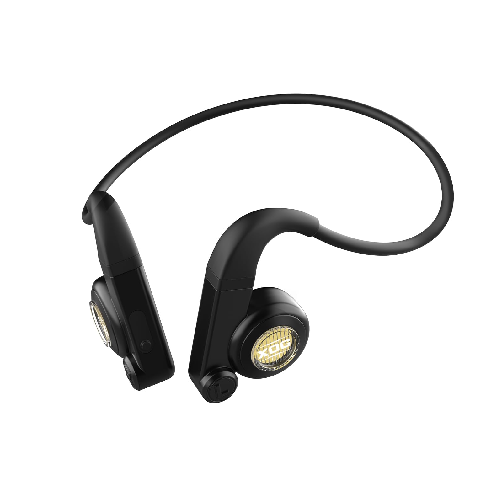 Muzen Open Ear Headphones, Wireless Bluetooth 5.3 IPX5 Wtaterproof Portable Sport Earbuds, Sway Shake 23g Lightweight Open Earphones with Hi-Fi Sound&