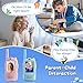 Video Walkie Talkies for Kids, Handheld 2 Pack Rechargeable Video Intercom Kids Walkies Talkies, Indoor Outdoor Toys for Family Games, Outside, Camping, Hiking for Boys Girls Ages 3-12 (Blue/Pink)