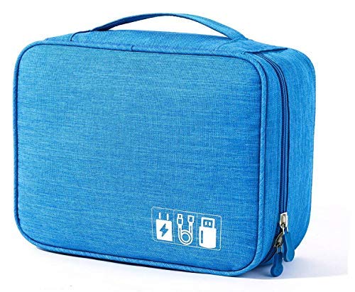 Egab Toiletry Organizer Bags (SQ-21, Sky Blue)