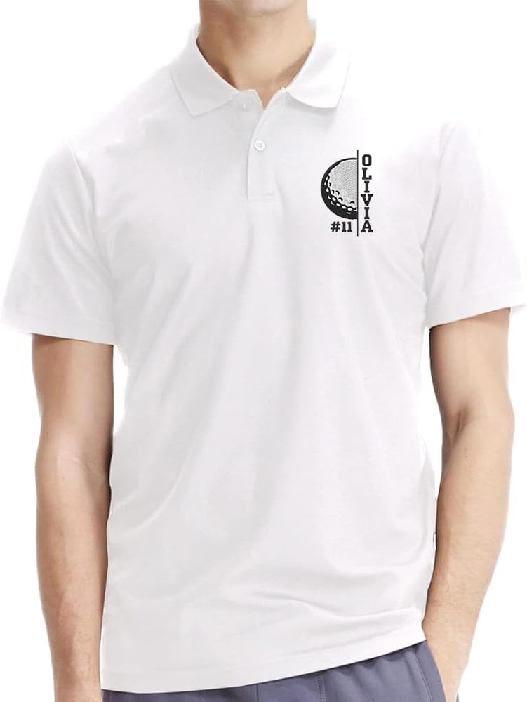 Embroidered Golf Polo, Custom Name Golfer Embroidery, Personalized Golf Polo, Golf Gift for Men, Golf Shirt, Sport Shirt