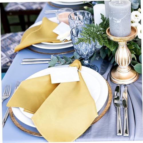 Servilletas de satén suaves de 43 x 43 cm para bodas y restaurantes 5