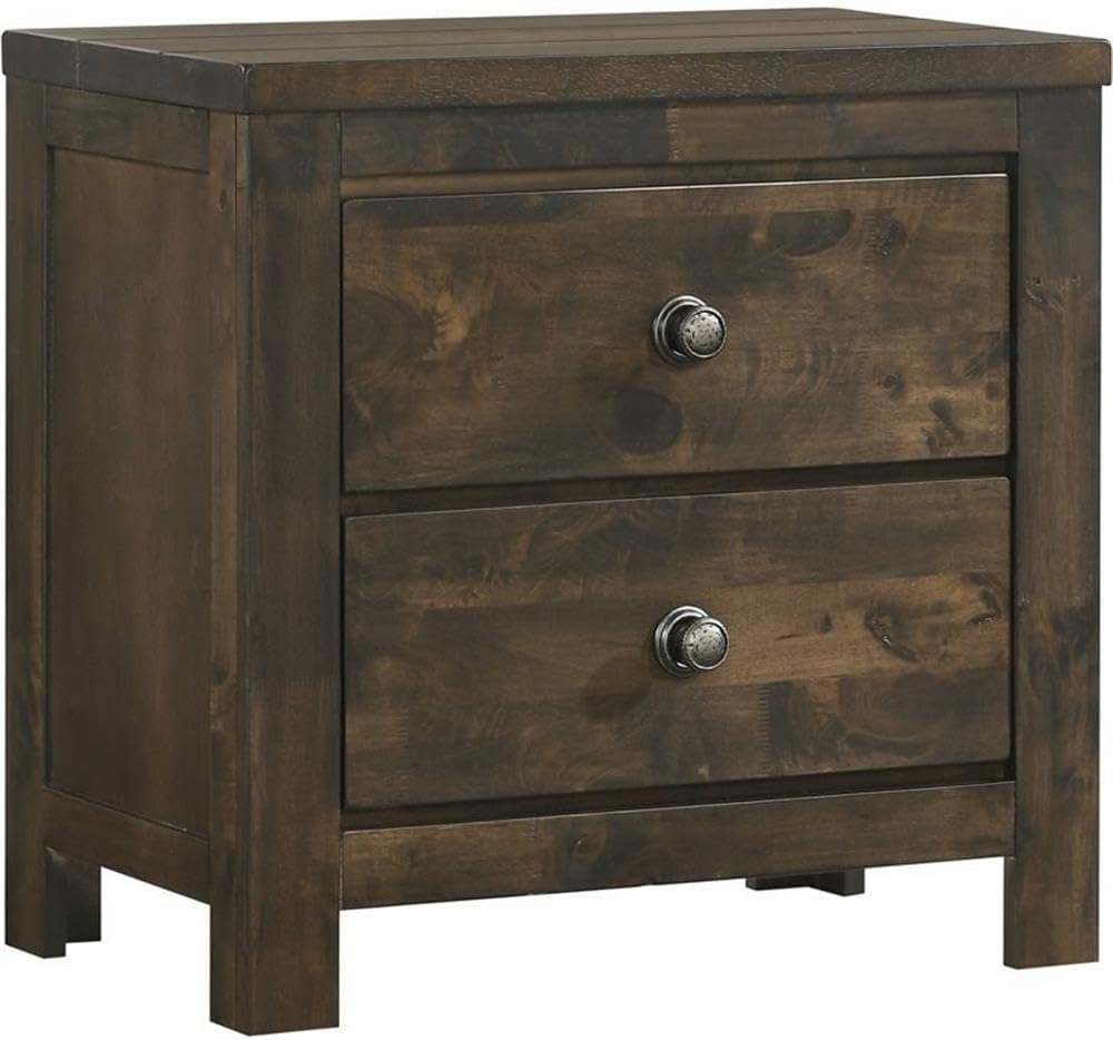 New Classic Furniture Blue Ridge Nightstand, Rustic Gray