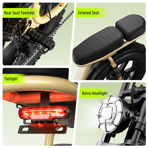 Image of TST Electric Bike for Adults, 1500W Peak Motor 60 Miles Fat Tire Ebike with 48V 15 /30Ah Removable Battery 20 inch Fat Tire E Bike, Full Suspension and 7-Speed,Off-Road Electric Bicycle for City Commuting