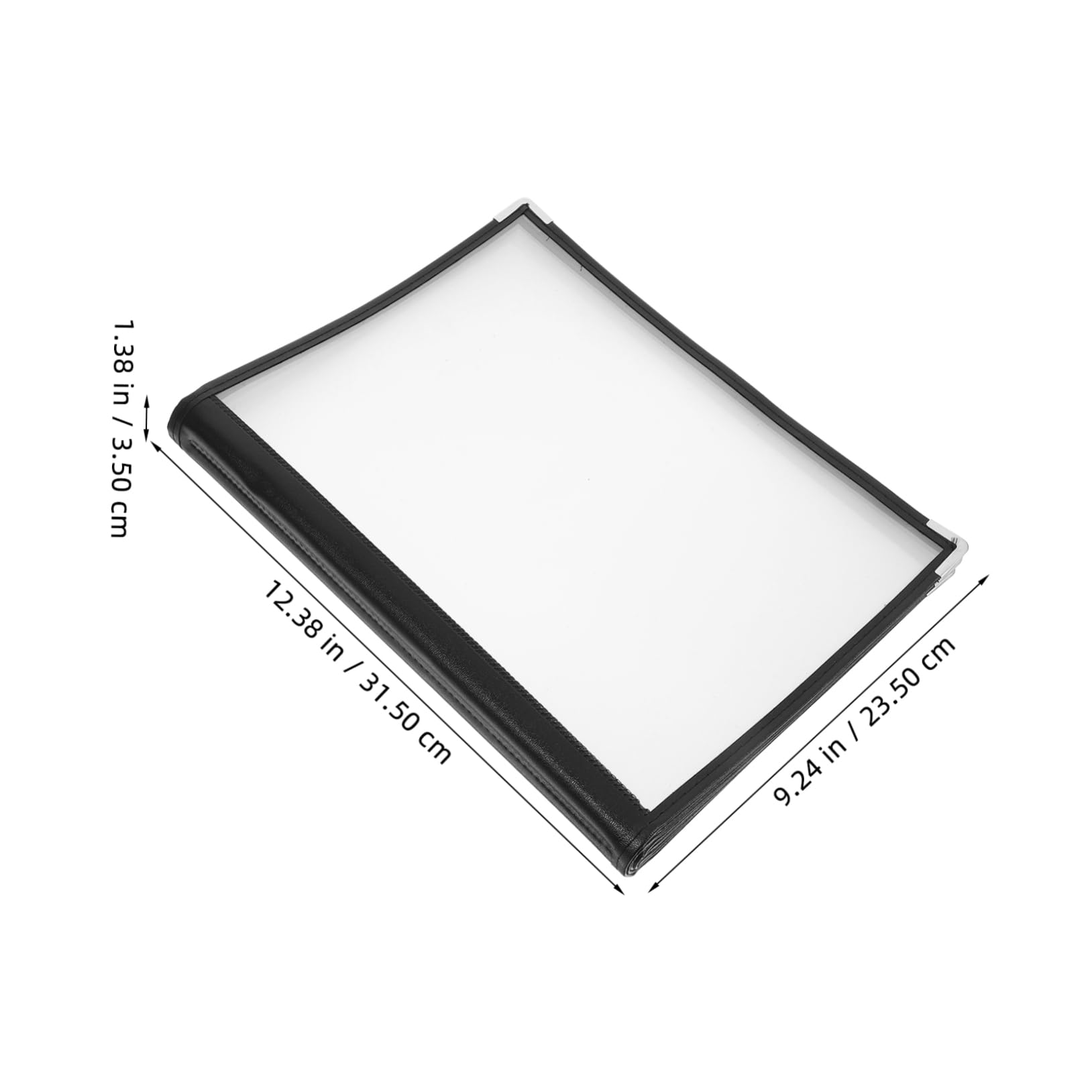 Zerodeko De Recetas Transparente De Pvc De Lados Portamenús Para Restaurantes y Cafeterías Suministros Para Restaurantes Cubiertas Transparentes Para Menús