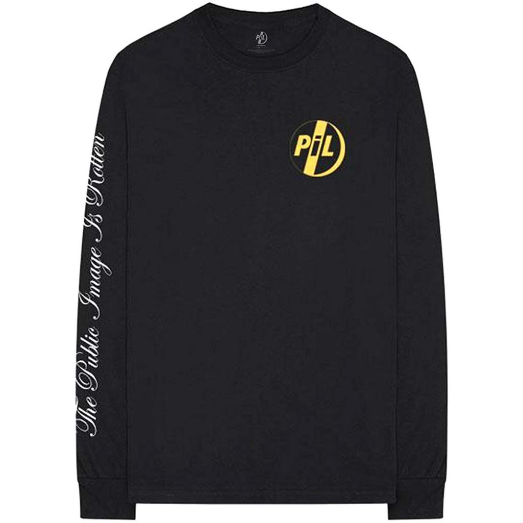 Public Image Ltd (2Xl) 'Image Is Rotten' (Black) Long Sleeve Shirt Black
