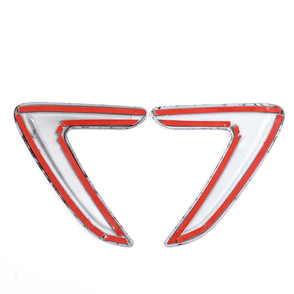 Embellecedor Lateral De Ventilación para Guardabarros, Rejilla De Entrada Aire, ABS, para Serie 3 F30 2013 2014 2015 2016 2017 2018 (2 Unidades)(Black)