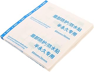 20 tiras de protección de cejas, parche de na...