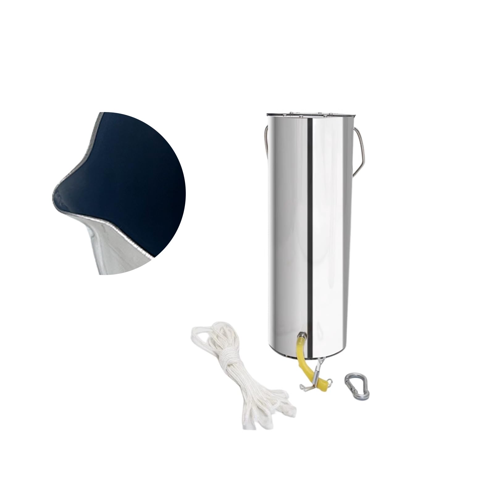 Verstellbarer Wasserproben-Probenehmer,Schwingprobenehmer,304 Edelstahl,WasserqualitäTs-Probenehmer,Probenahme-Eimer-Sammler,304 Stainless Steel 1L