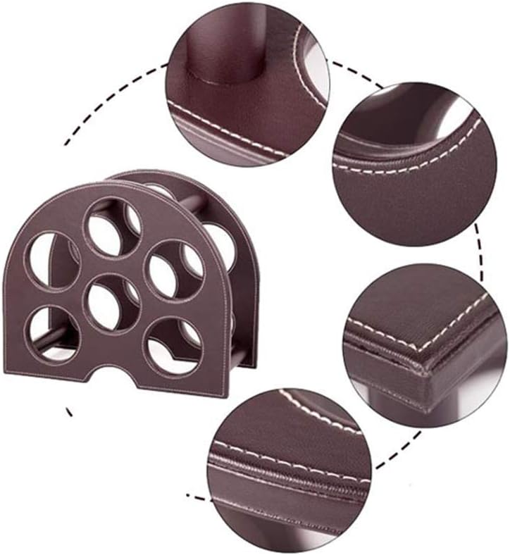 Stackable Wine Rack for 6 Bottles Free Standing Wine Bottle Holder Collection Rack Rack