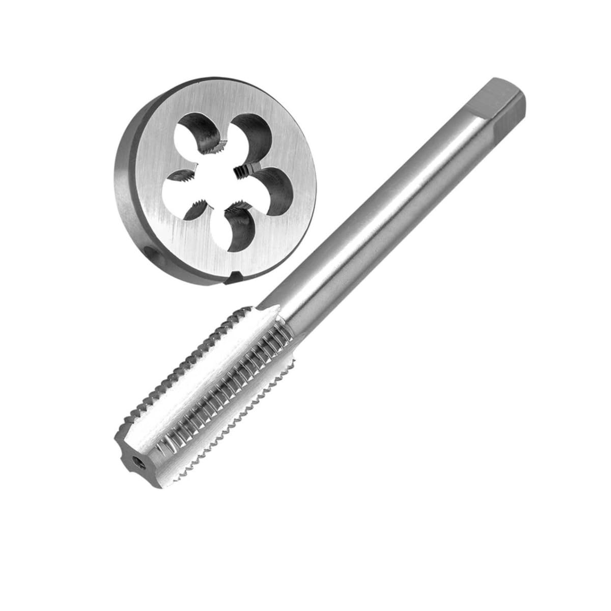 M24×1.5mm Metric Tap and Die Set - HSS Right Hand Tapping Tool for Precision Threading and Repair,1pcs