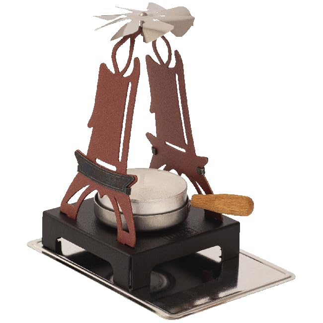 Huss Pyramide Metallpyramide für Teelichter – Die Schillernde (rot)