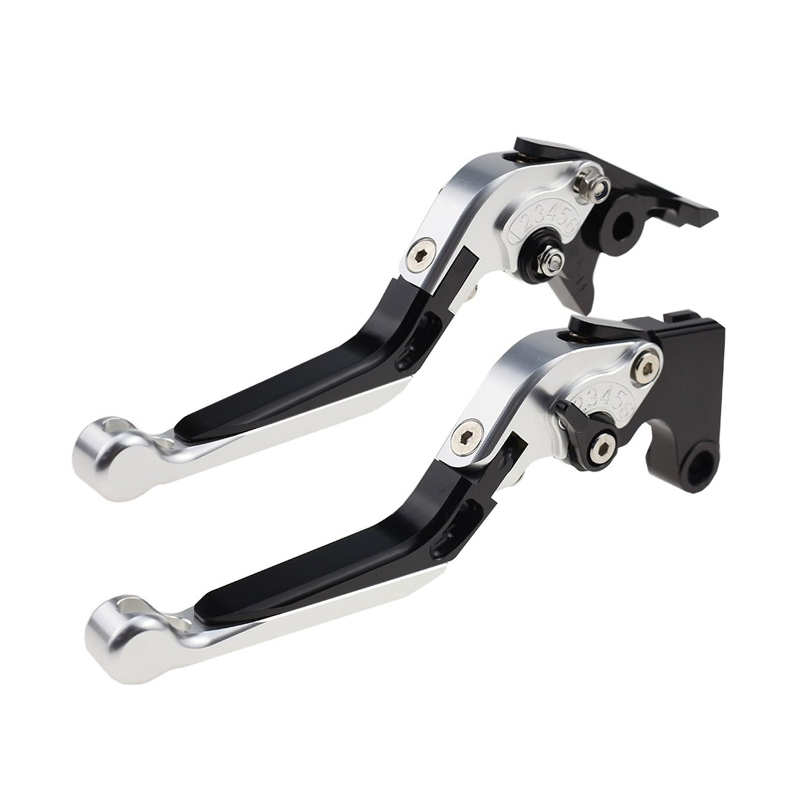 Wkdyriwo Silver For Suzuki Gsxr1000 Gsxr 1000 2009-2017 Fit Motorcycle Folding Extendable Brake Clutch Levers Adjustable Handle Set Motorcycle Brake Clutch Levers