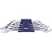TOP KOGYO LI-6000 Liner Spanner Set, Spear Shape, Inch Size, Set of 6, Lightweight, Thin, Holder Included, Tool Set, Tsubamesanjo, Made in Japan