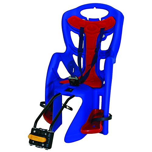 Learn More About Bellelli Pepe Seatpost Mounted Baby Carrier, Red/Blue