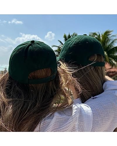 Image of FURTALK Unisex Vintage Washed Unstructured Baseball Cap Washed Cotton Adjustable Dad Hat