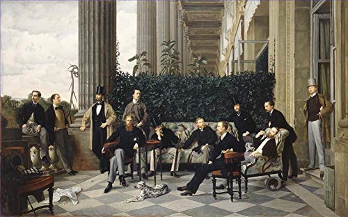 Le Cercle de la rue Royale James Tissot une œuvre d'art historique pour votre demeure