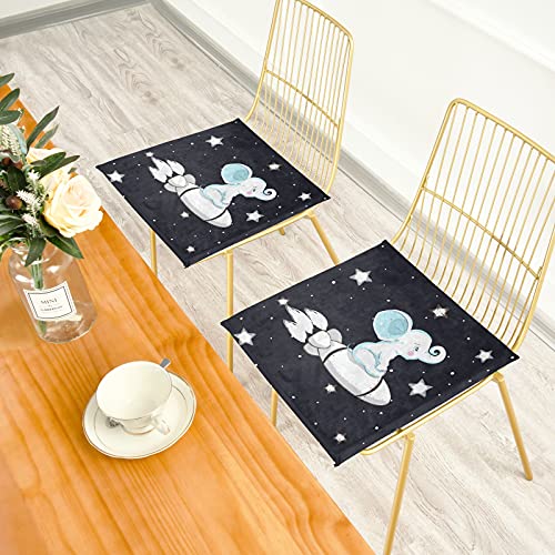Mchiver Elephant Seat Cushion Square Memory Foam Chair Pads Durable Washable Pillow For Kitchen Floor Car Office Chair Cushion For Back Pain 15.7X15.7In #TOP1