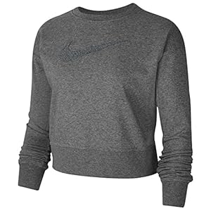 Nike W NK Dry Get Fit Crew Swsh Haut Femme
