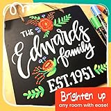 Liquid Chalk Pens (10 Pack) with Gold & Silver - Bold Dry Erase Marker Pens for Blackboard, Windows, Chalkboard Signs, Bistro - 6mm Reversible Tip - Image 7