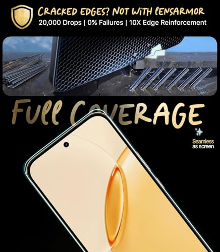 Image of Lensarmor Compatible with Realme 16 Pro Screen Protector (1 Pack) - Premium 0.15mm Ultra-Thin Tempered Glass, Military-Grade Protection, Ultrasonic Fingerprint Compatible & Case-Friendly Design