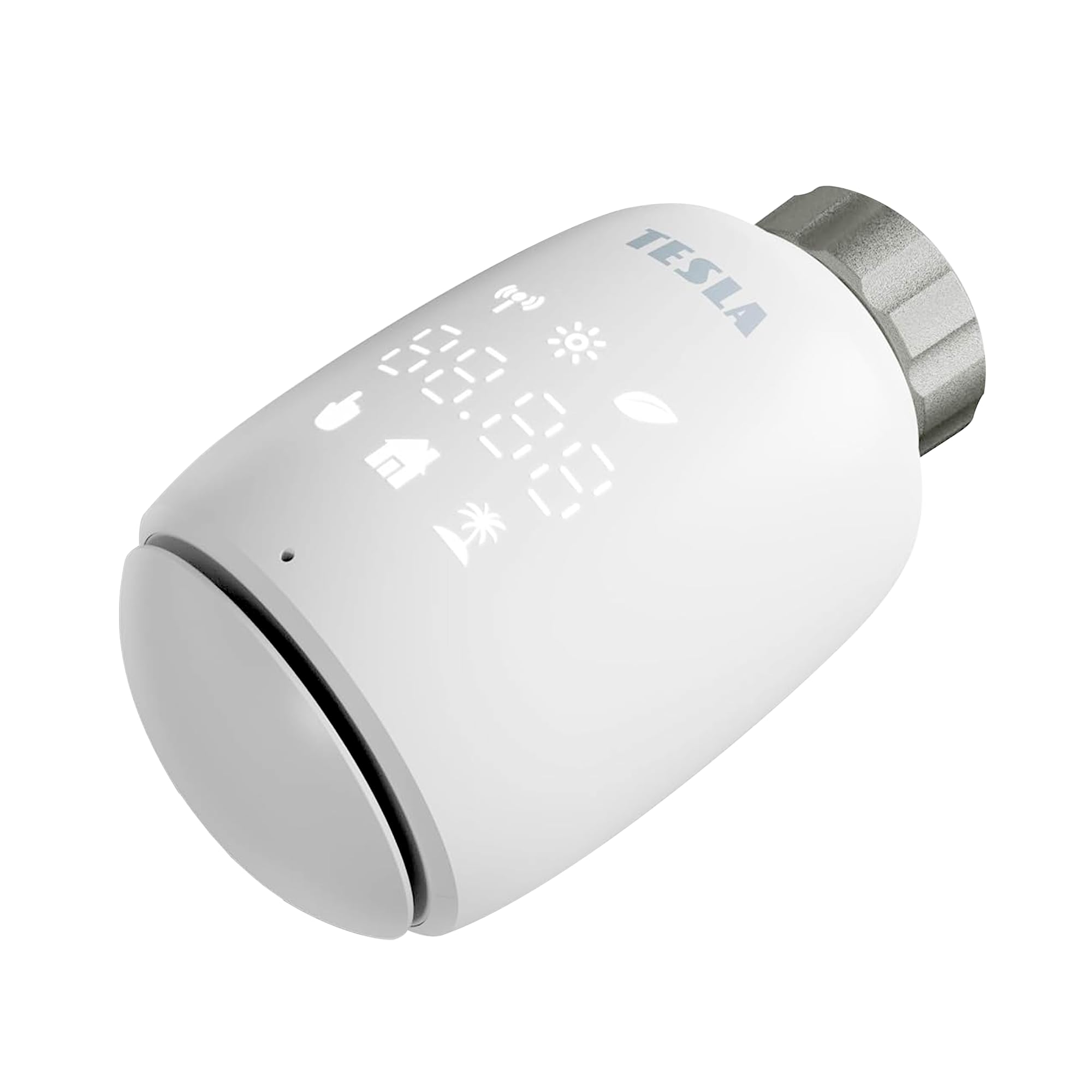 Tesla Smart Thermostatic Valve TV500 | Termostato elettronico compatibile con Amazon Alexa-Google Assistant | Valvola termostatica intelligente per risparmiare costi di riscaldamento (Smart