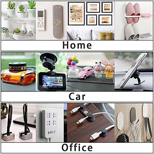 SUBTAVIK 200 Pieces Transparent Putty, Double Sided Sticky Dots Removable Round Putty Waterproof Adhesive Putty Traceless Sticky Putty for Glass Wall Metal Wood Ceramic Plastic (20mm+30mm)