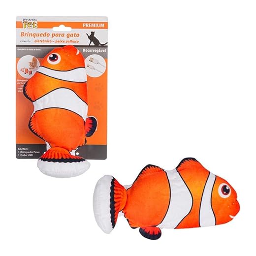 Brinquedo Elétrico Peixe Palhaco Usb