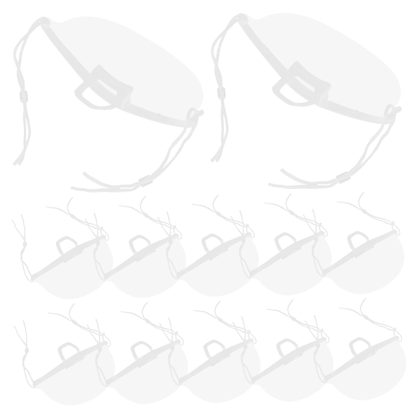 IMIKEYA 5 Ensembles Masque De Chef Masque Alimentaire Fourniture De Restauration Masque Anti-buée Hygiène Alimentaire Masque pour Servir De La Nourriture Accessoire De Chef 20 Pièces * 5