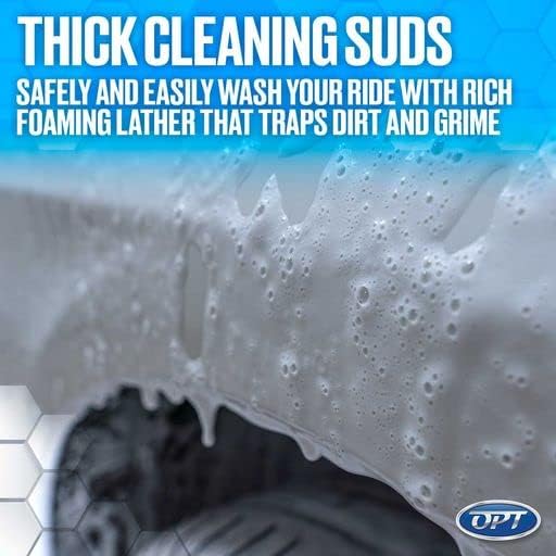 Optimum Car Wash Soap For Professional Auto Detailing or DIY Car Washing, Bucket Wash, or Use with Foam Sprayer or Foam Cannon (32 Oz) - Image 3