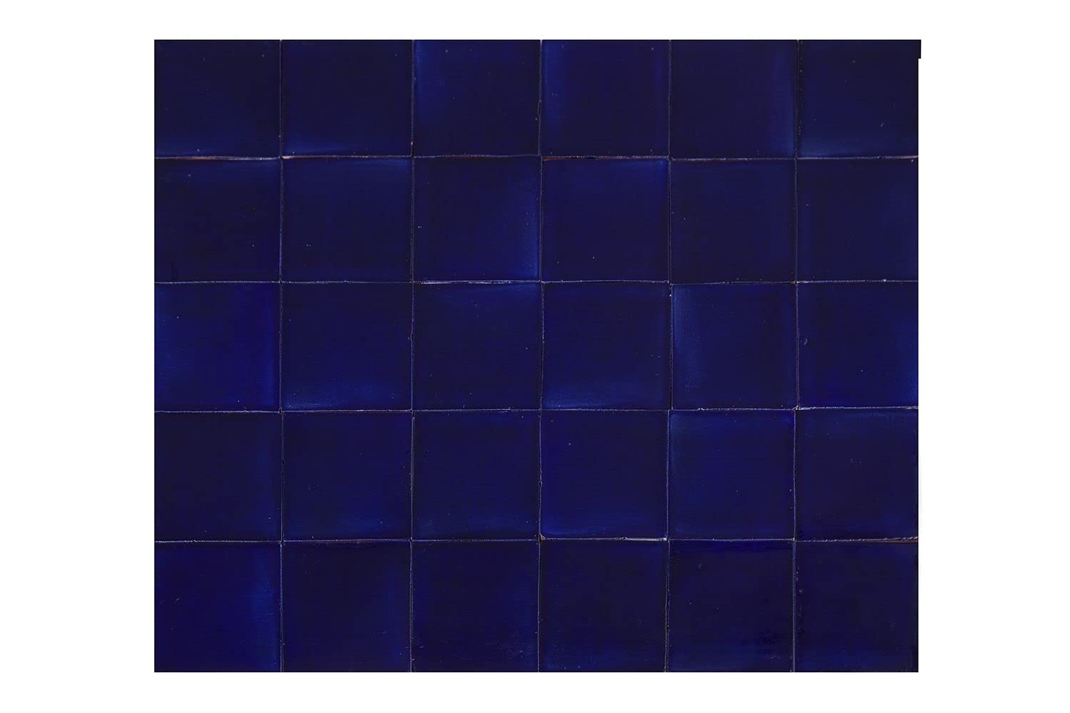 Cerames Azulejos azules mexicanos monocolor Azul Brillante - azulejos de mosaico, azulejos ceramica monocromáticos para cocina, baño, ducha | Un paquete de 90 baldosas azules ceramica 10,5x10,5 cm