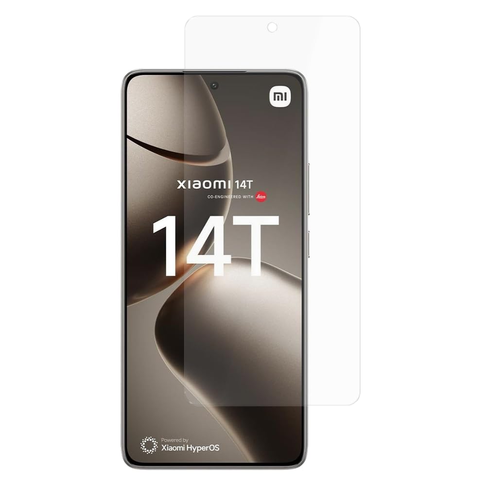 Just In Case | Tempered Glass Protector for Xiaomi 14T/14T Pro – High Definition, Oleophobic, Easy Installation